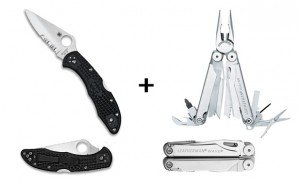 Matos : Le(s) couteau(x) 5 Les Couteaux Spyderco C11bk Et Leatherman Wave