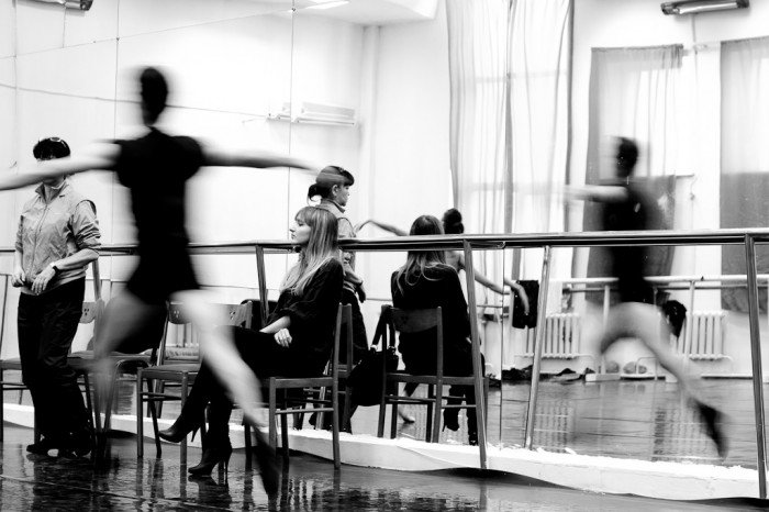 Danseurs et salle de ballet Danseurs et salle de ballet