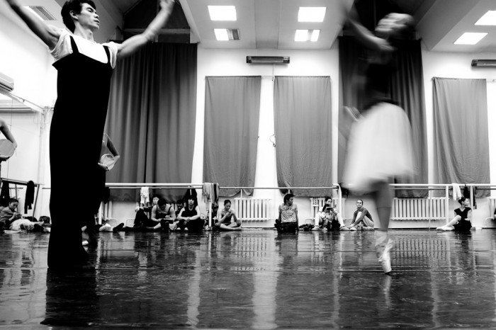 Danseurs et salle de ballet Danseurs et salle de ballet