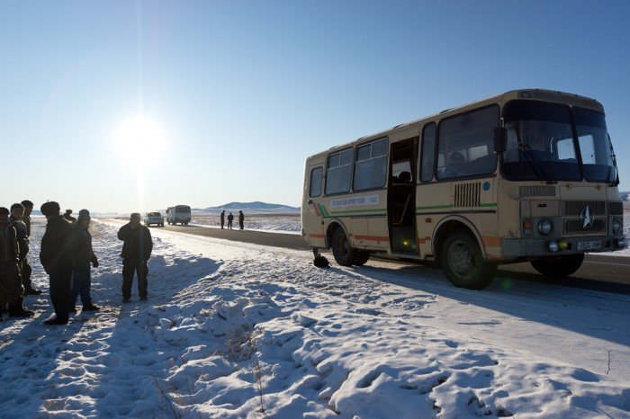 Les trajet en bus mongole 14