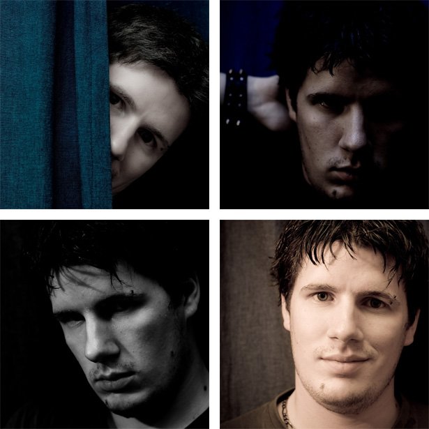 Je est un autre 1 Variations sur fond bleu